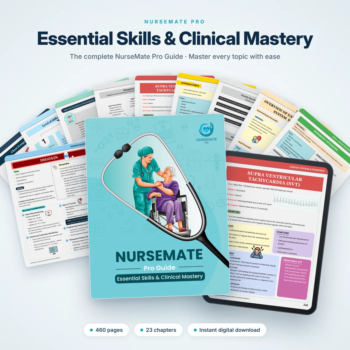 Essential Skills & Clinical Mastery — 460-page NurseMate Pro core guide